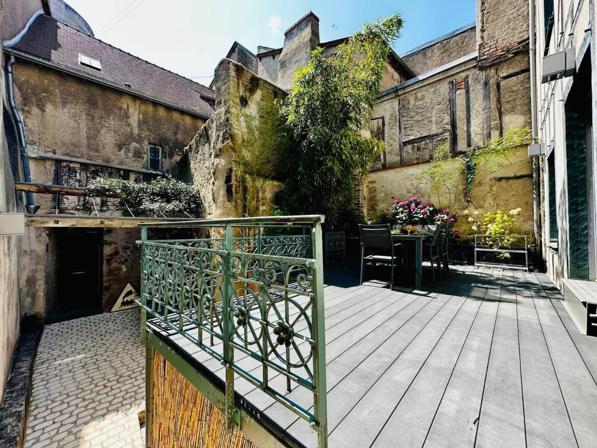 Terrasse Sur La Tour Garconnet Lejlighed Amboise Eksteriør billede
